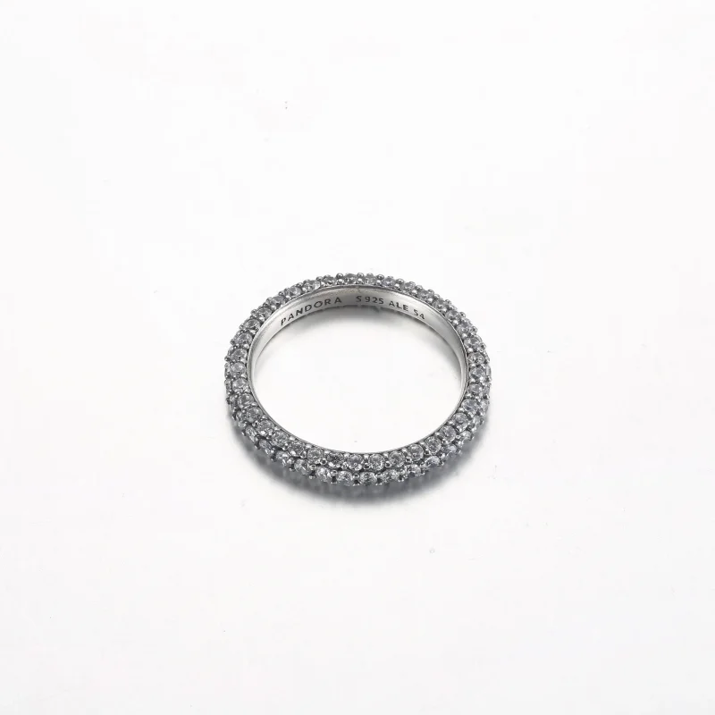 (immagine per) Anello Pandora Timeless Pavé a fila singola - 192627C01 - Visualizza 5