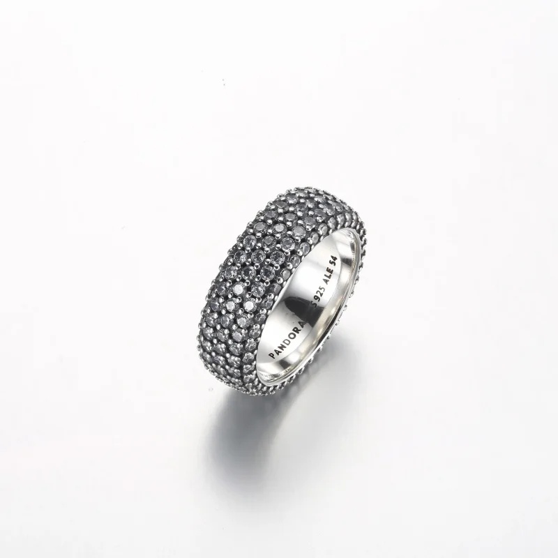 (immagine per) Anello triplo Pandora Timeless Pavé - 192634C01 - Visualizza 3