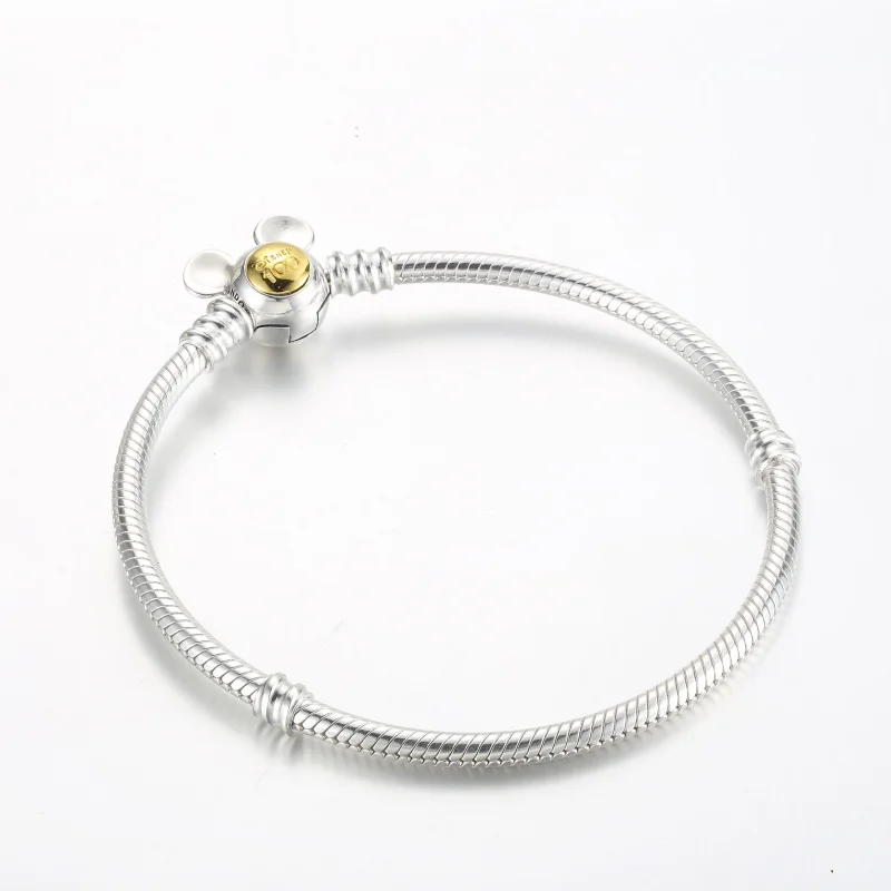 (immagine per) Bracciale a catena serpente Pandora Disney 100° anniversario Moments - 592514C00 - Visualizza 2