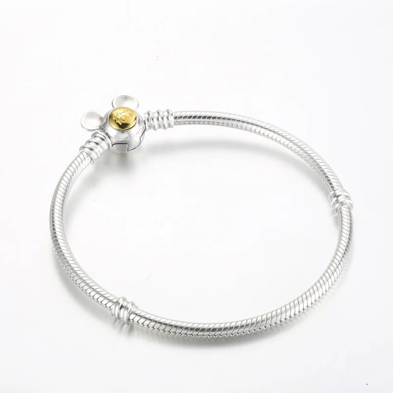 (immagine per) Bracciale a catena serpente Pandora Disney 100° anniversario Moments - 592514C00 - Visualizza 3