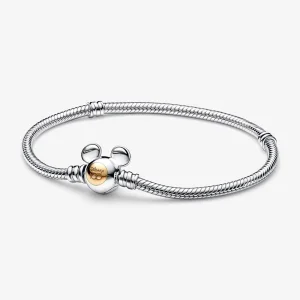Bracciale a catena serpente Pandora Disney 100° anniversario Moments - 592514C00 (immagine per) Bracciale a catena serpente Pandora Disney 100° anniversario Moments - 592514C00