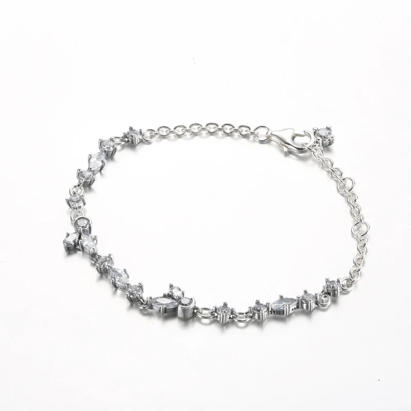 (immagine per) Braccialetto a catena Pandora Sparkling Herbarium Cluster - 592631C01 - Visualizza 2