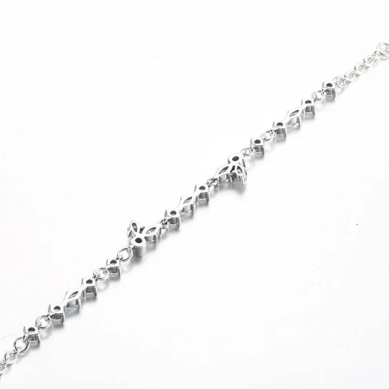 (immagine per) Braccialetto a catena Pandora Sparkling Herbarium Cluster - 592631C01 - Visualizza 6