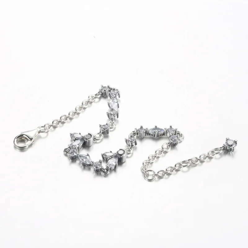 (immagine per) Braccialetto a catena Pandora Sparkling Herbarium Cluster - 592631C01 - Visualizza 8