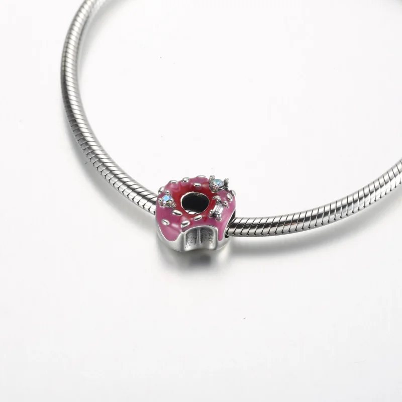 (immagine per) Charm Pandora Donut in argento sterling - 792596C01 - Visualizza 8