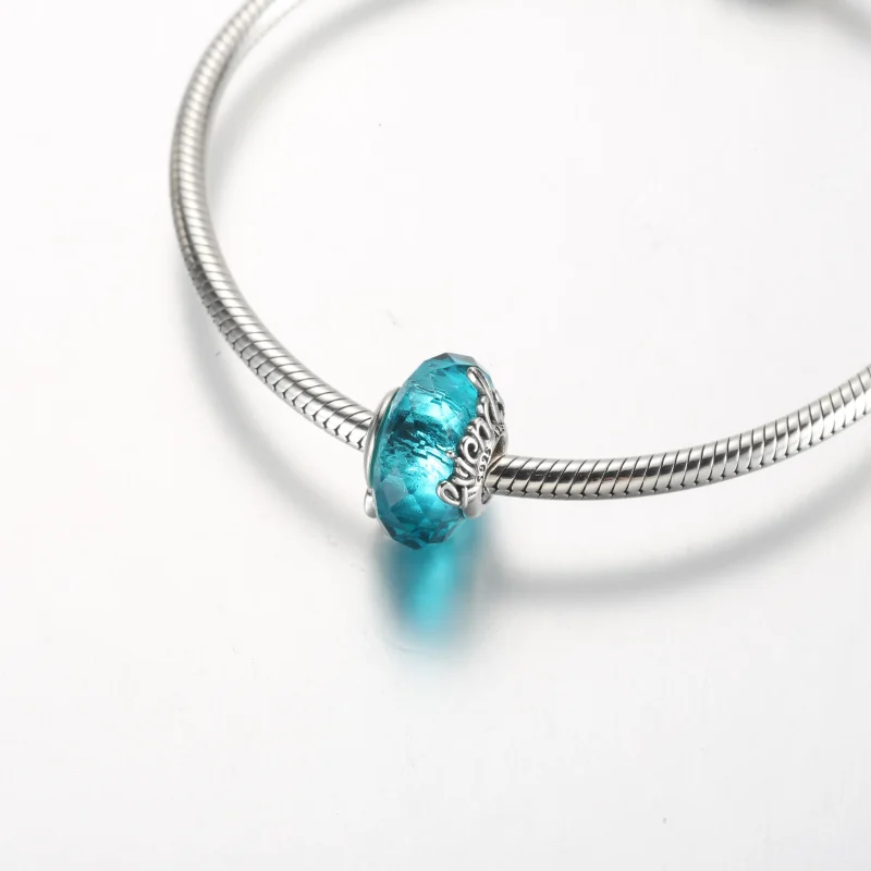 (immagine per) Charm Pandora in vetro di Murano sfaccettato per l'amicizia - 792762C01 - Visualizza 6