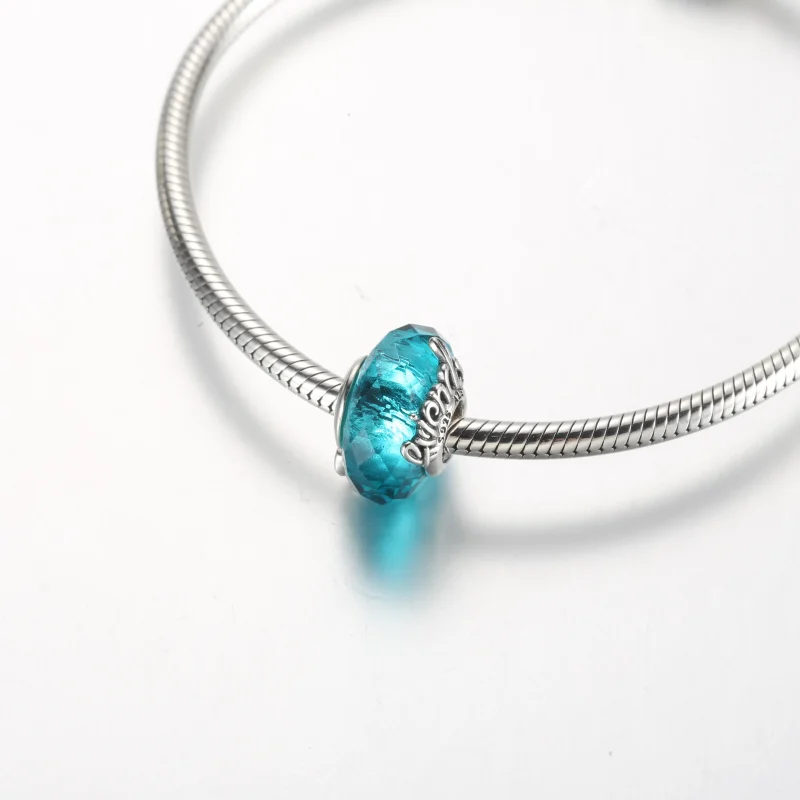 (immagine per) Charm Pandora in vetro di Murano sfaccettato per l'amicizia - 792762C01 - Visualizza 7