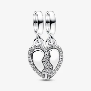 (immagine per) Ciondolo a pendente Pandora Friends con cuore divisibile - 792743C01
