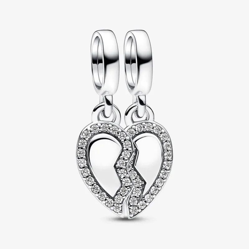 (immagine per) Ciondolo a pendente Pandora Friends con cuore divisibile - 792743C01