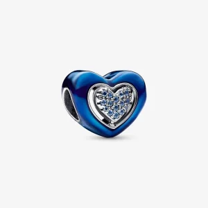 (immagine per) Ciondolo Cuore Girevole Pandora Blu - 792750C01