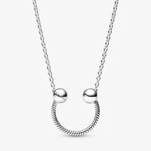 (immagine per) Collana con ciondolo a forma di U per charm Pandora Moments - 392747C00-45