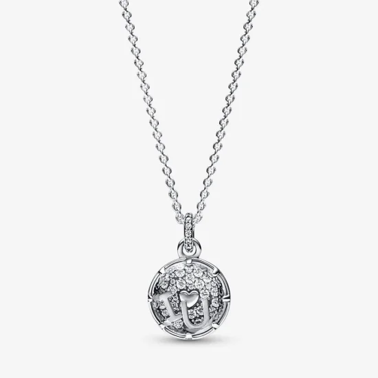 (immagine per) Collana con ciondolo Pandora I love u in argento sterling - 392599C01