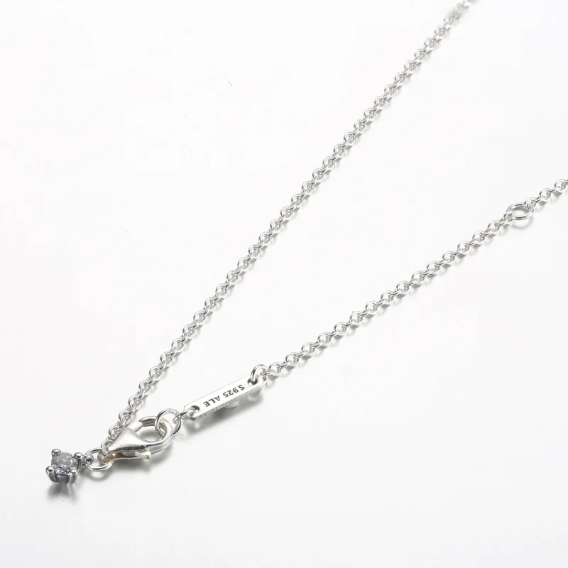 (immagine per) Collana con ciondolo rotondo Pandora Timeless Pavé - 392632C01-45 - Visualizza 7