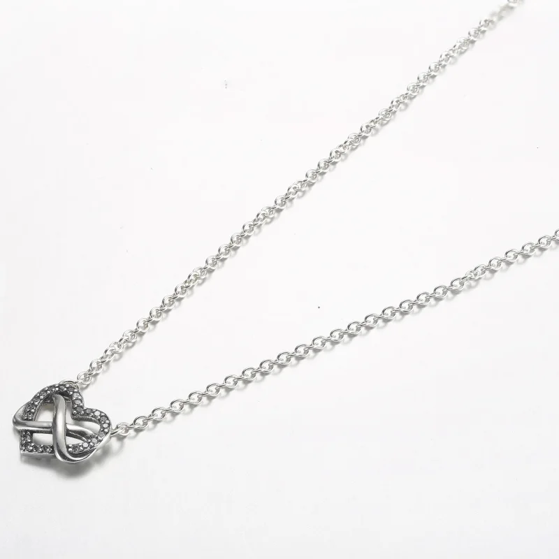 (immagine per) Collana Pandora Sparkling Infinity Heart Collier - 392666C01-50 - Visualizza 2