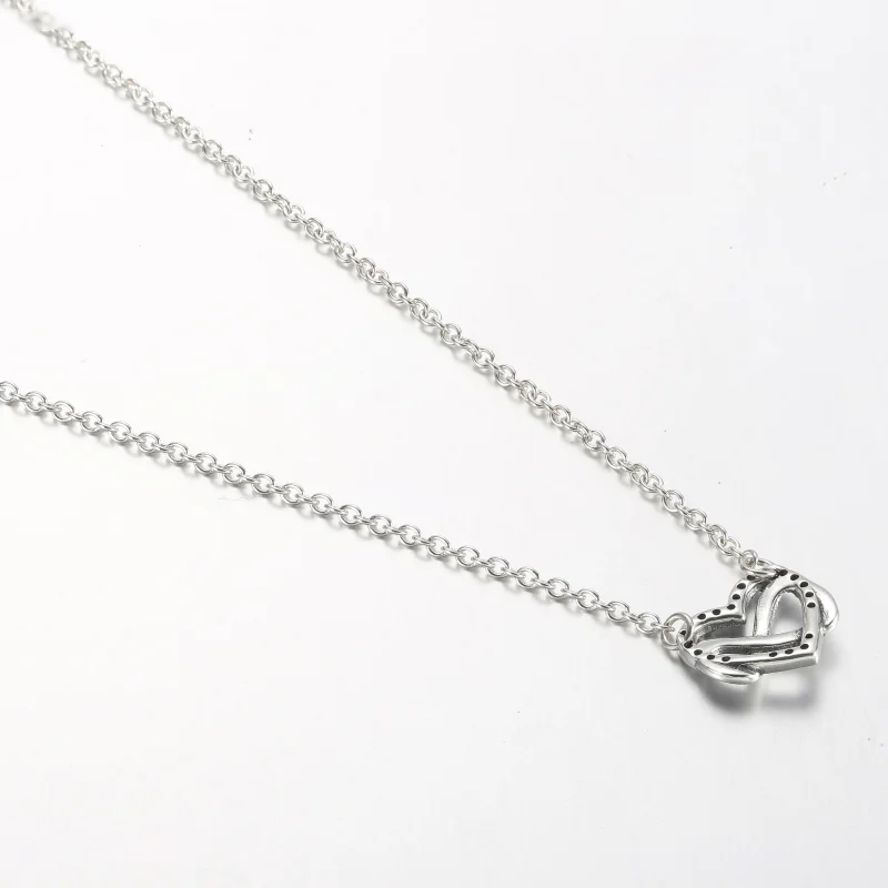 (immagine per) Collana Pandora Sparkling Infinity Heart Collier - 392666C01-50 - Visualizza 5