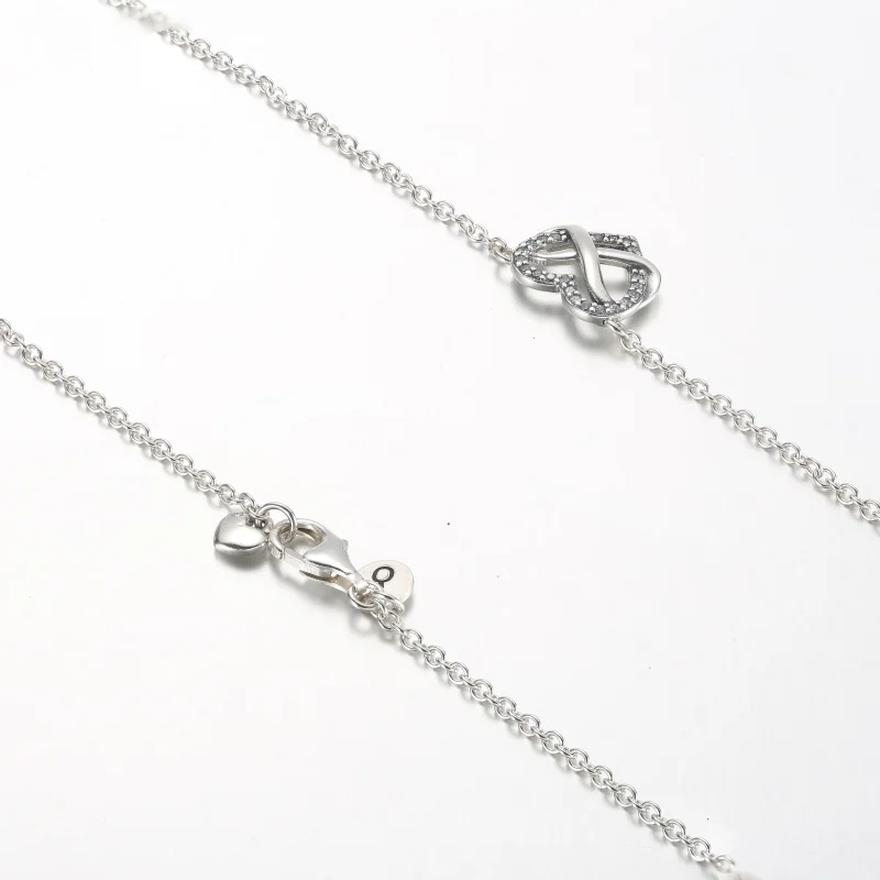 (immagine per) Collana Pandora Sparkling Infinity Heart Collier - 392666C01-50 - Visualizza 8