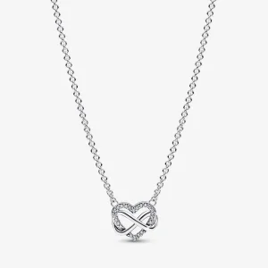 (immagine per) Collana Pandora Sparkling Infinity Heart Collier - 392666C01-50