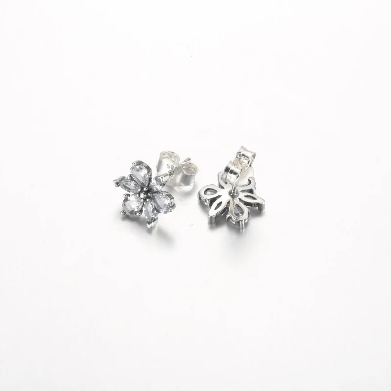 (immagine per) Orecchini a bottone Pandora Sparkling Herbarium Cluster - 292633C01 - Visualizza 6