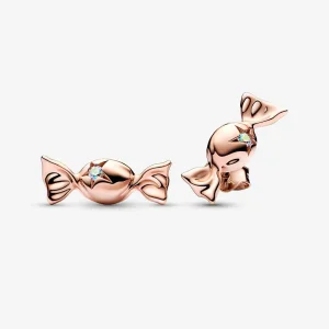 Pandora Caramelle avvolte, orecchini a perno placcati in oro rosa 14k - 282638C01 (immagine per) Pandora Caramelle avvolte, orecchini a perno placcati in oro rosa 14k - 282638C01