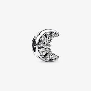 (immagine per) Pandora Charm a forma di mezzaluna scintillante - 792768C01