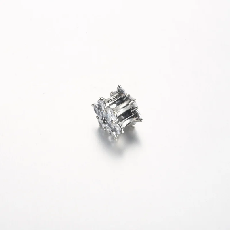 (immagine per) Pandora Charm Cluster Sparkling Herbarium - 792623C01 - Visualizza 4