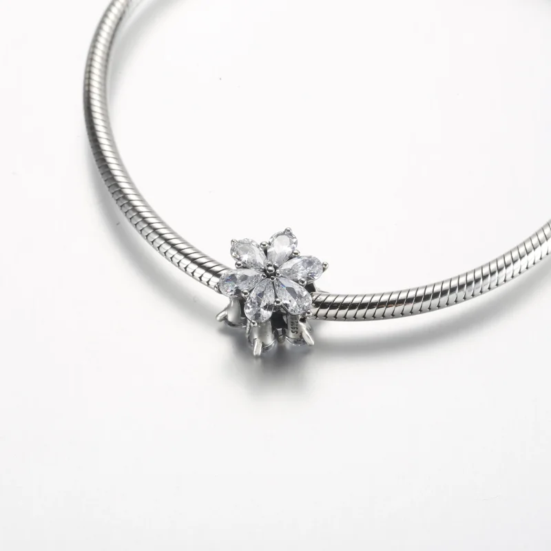 (immagine per) Pandora Charm Cluster Sparkling Herbarium - 792623C01 - Visualizza 6