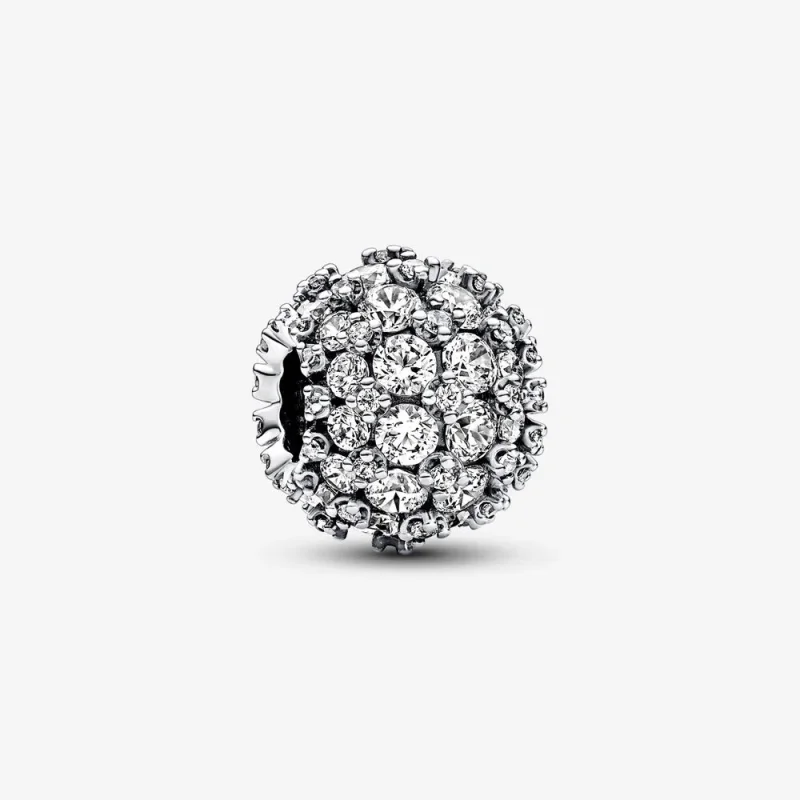 (immagine per) Pandora Charm Rotondo Scintillante con Pavé - 792630C01