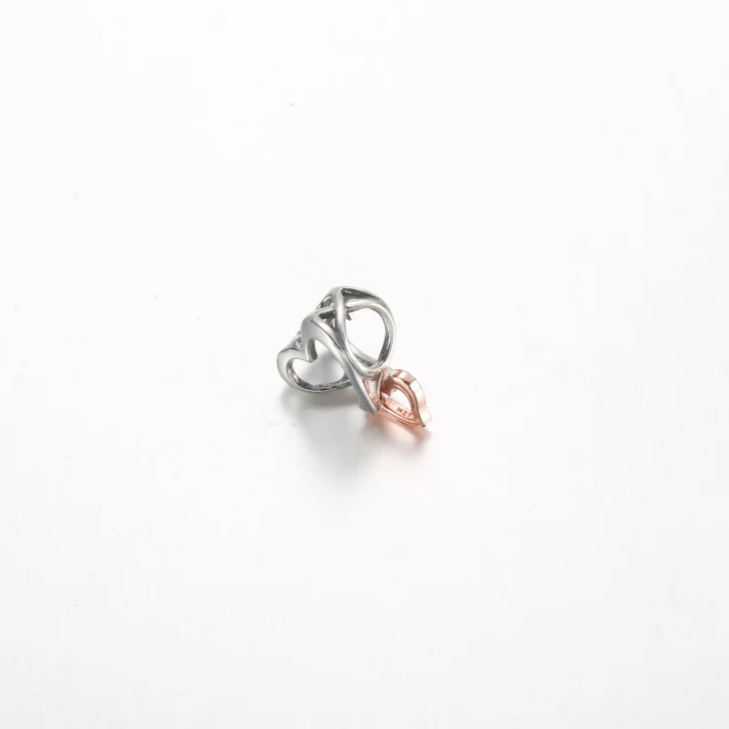 (immagine per) Pandora Ciondolo a Cuore Intrecciato Bicolore Infinity - 782642C00 - Visualizza 4