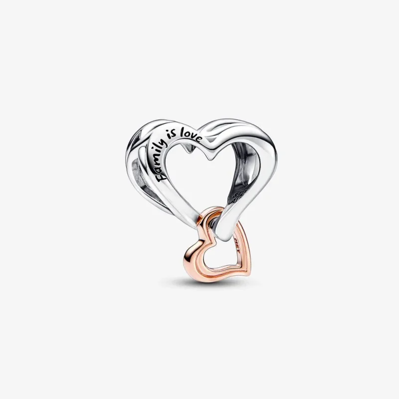 (immagine per) Pandora Ciondolo a Cuore Intrecciato Bicolore Infinity - 782642C00