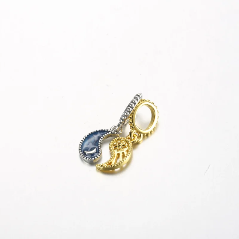 (immagine per) Pandora Ciondolo Divisibile Sun & Moon Bicolore - 762678C01 - Visualizza 2