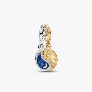(immagine per) Pandora Ciondolo Divisibile Sun & Moon Bicolore - 762678C01