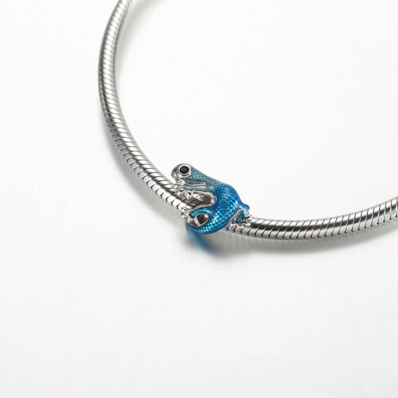 (immagine per) Pandora Ciondolo Gecco Blu Metallico - 792701C01 - Visualizza 5