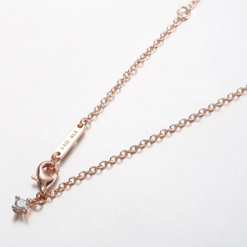 (immagine per) Pandora Collana con Ciondolo a Forma di Cerchio con Halo Scintillante - 361174C0 - Visualizza 6