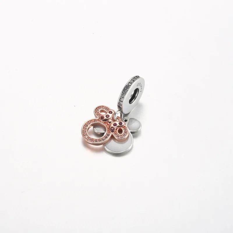 (immagine per) Pandora Disney Minnie Mouse Silhouette Double Dangle Charm - 782615C01 - Visualizza 2