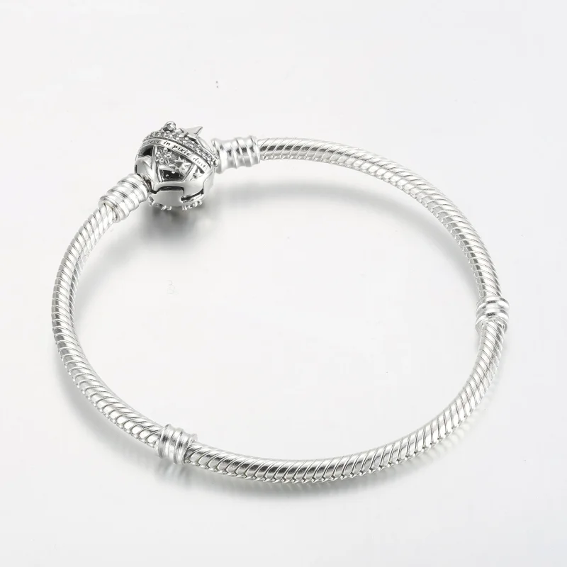 (immagine per) Pandora Disney Tinker Bell Braccialetto con Chiusura a Serpente Moments - 592548 - Visualizza 2