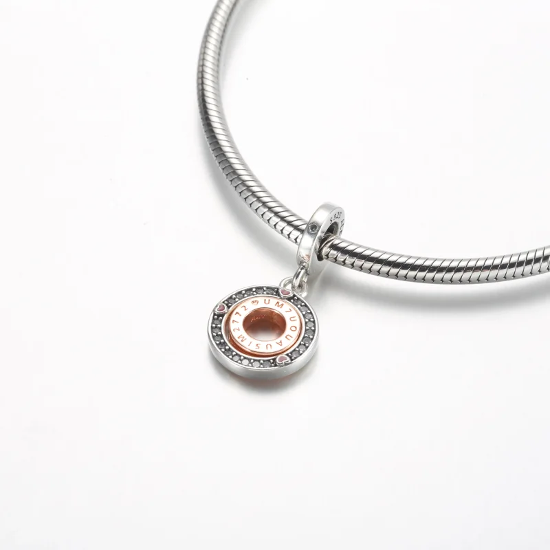 (immagine per) Pandora MSG pendente rotante in argento sterling e placcato in oro rosa 14 carat - Visualizza 7