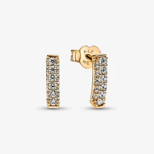 Pandora Orecchini a barretta singola con pavé Timeless - 262626C01 (immagine per) Pandora Orecchini a barretta singola con pavé Timeless - 262626C01