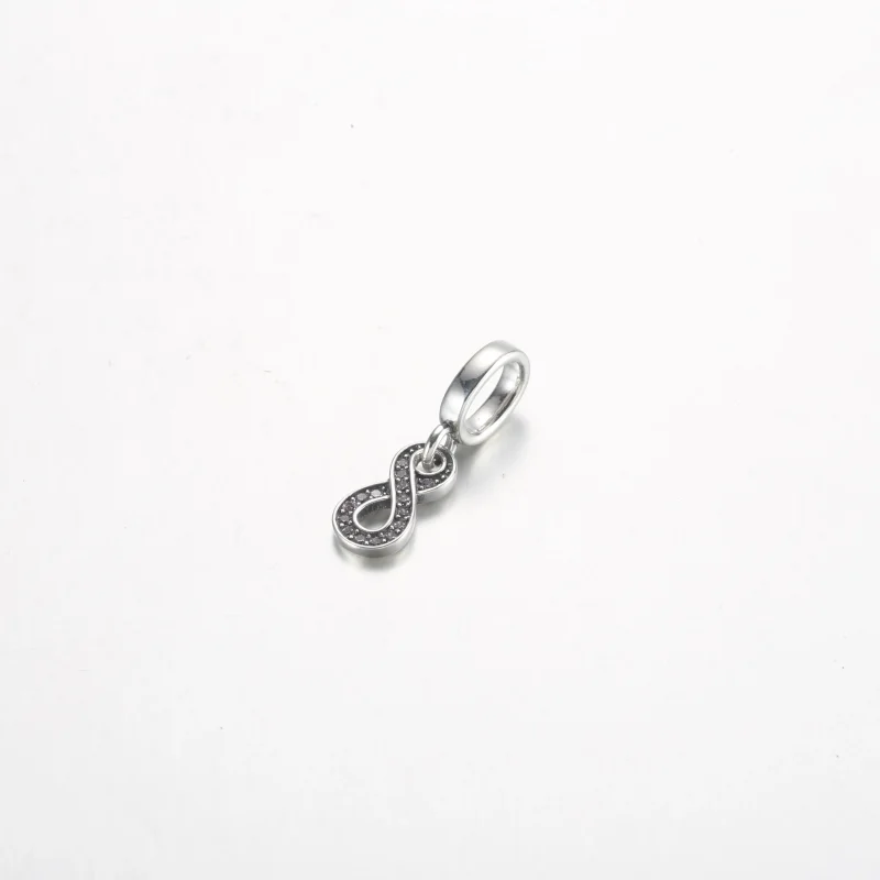 (immagine per) Pandora Sparkling Infinity Dangle Charm - 792766C01 - Visualizza 2