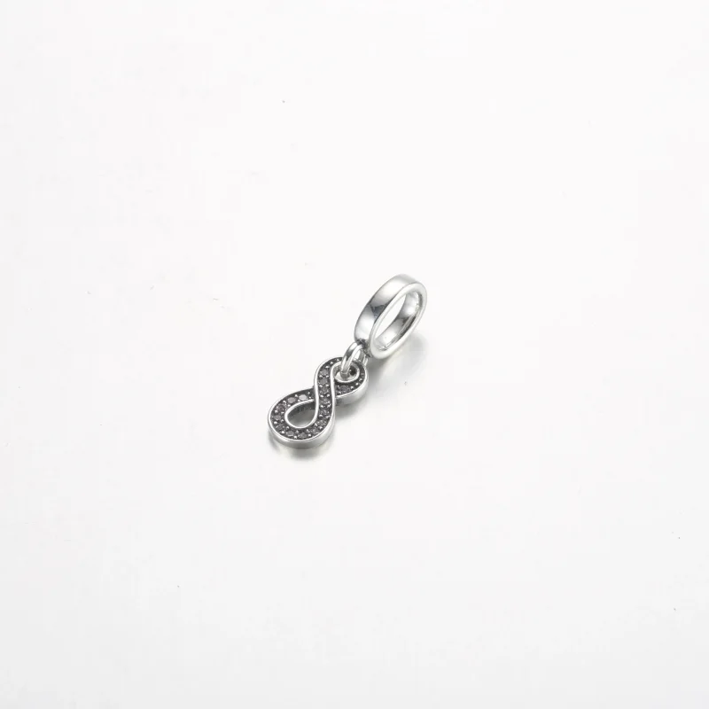 (immagine per) Pandora Sparkling Infinity Dangle Charm - 792766C01 - Visualizza 3