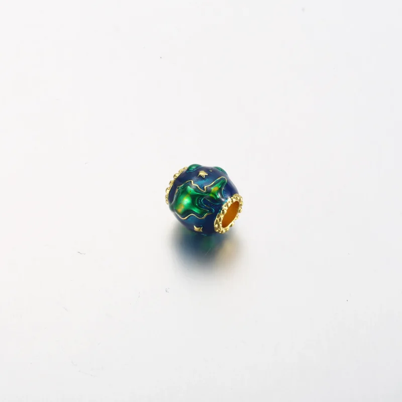 (immagine per) Pandora Terra Charm in oro placcato in 14k - 762431C01 - Visualizza 4
