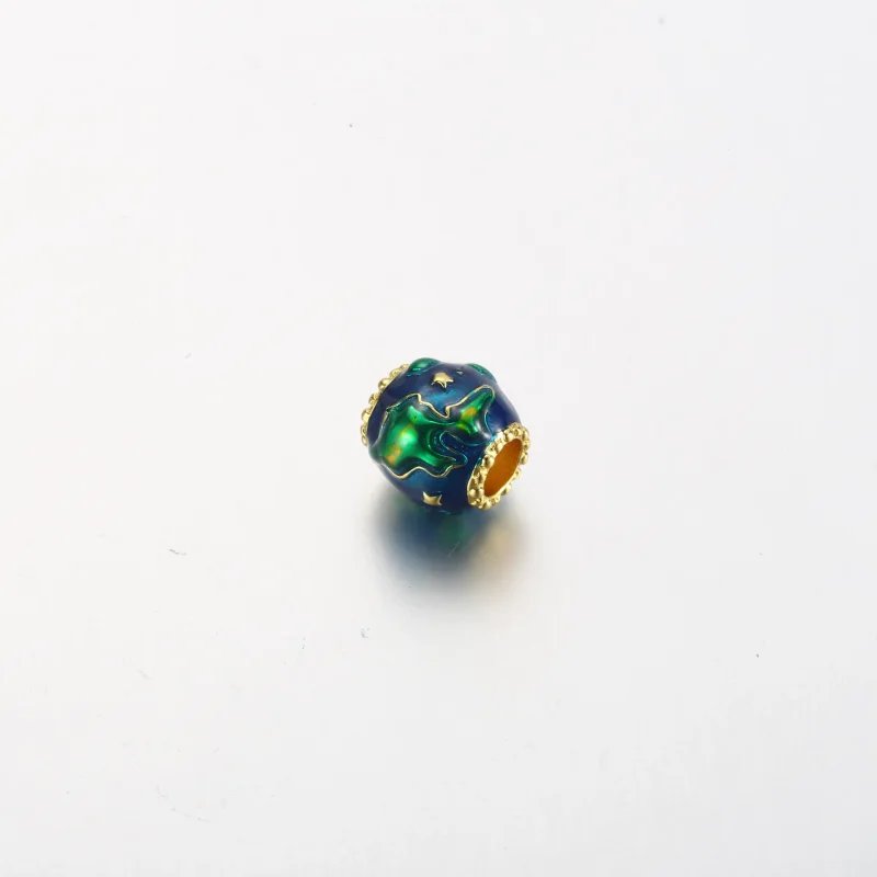 (immagine per) Pandora Terra Charm in oro placcato in 14k - 762431C01 - Visualizza 5