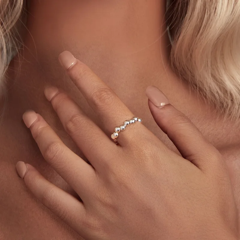 (immagine per) Anello a bolle di stile Pandora - SCR962-E - Visualizza 4