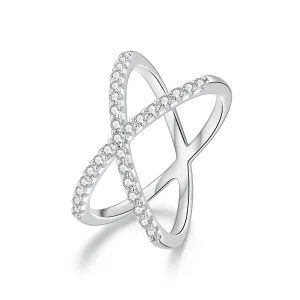 (immagine per) Anello a doppio strato in stile Pandora con Moissanite (Un certificato) - MSR036