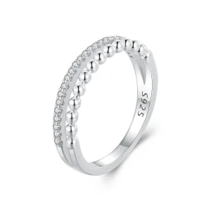 (immagine per) Anello a doppio strato stile Pandora - BSR463