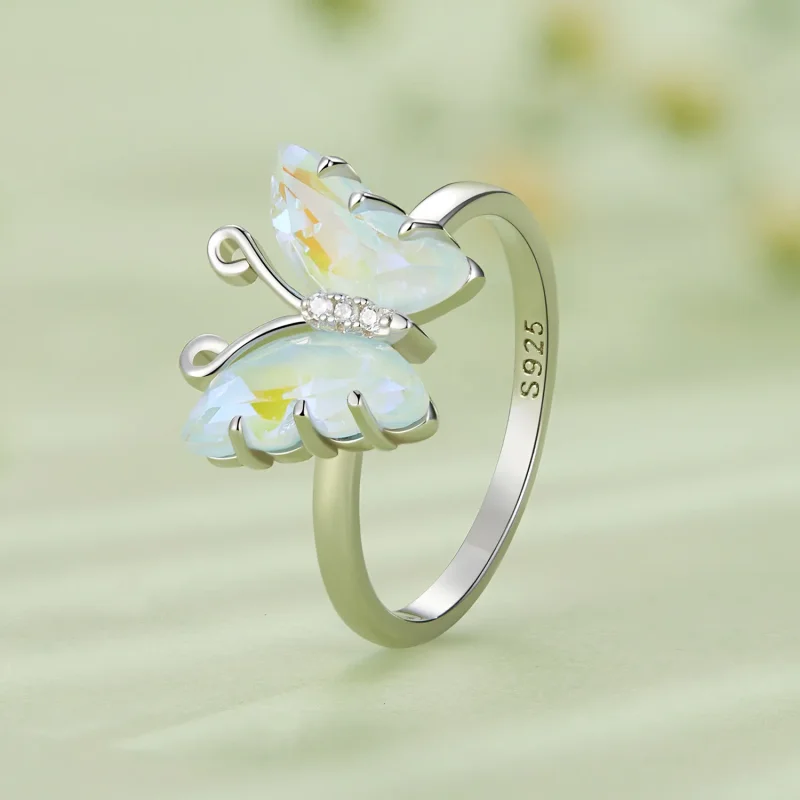 (immagine per) Anello a farfalla stile Pandora Symphony - SCR912 - Visualizza 2