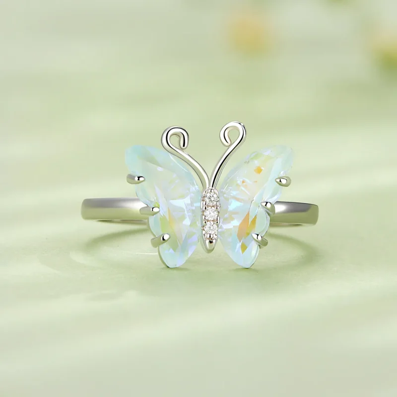 (immagine per) Anello a farfalla stile Pandora Symphony - SCR912 - Visualizza 3