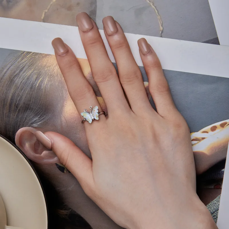 (immagine per) Anello a farfalla stile Pandora Symphony - SCR912 - Visualizza 5