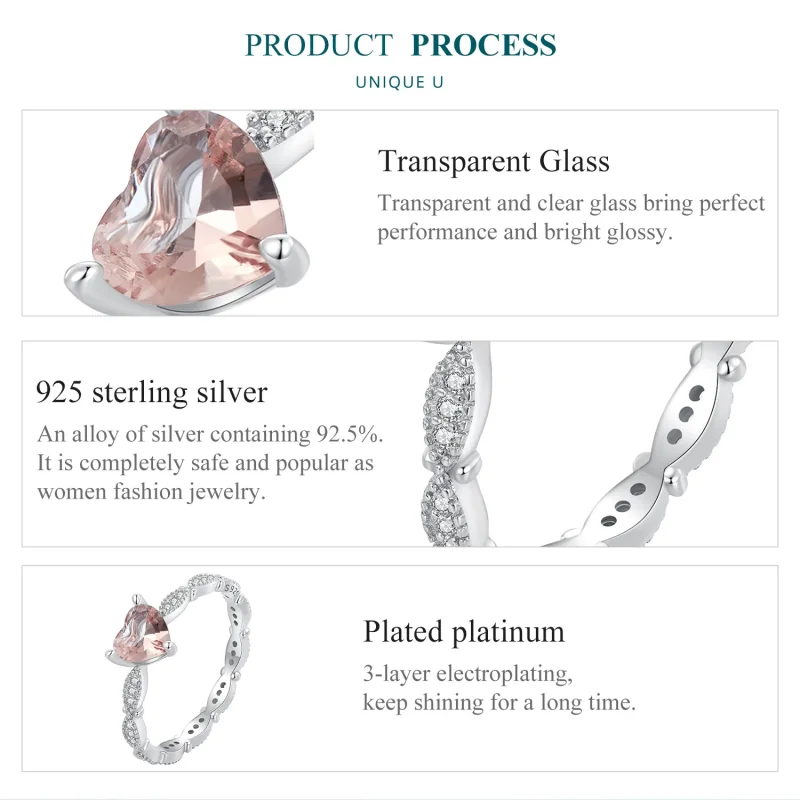 (immagine per) Anello a forma di cuore con camaleonte in stile Pandora - BSR479 - Visualizza 5