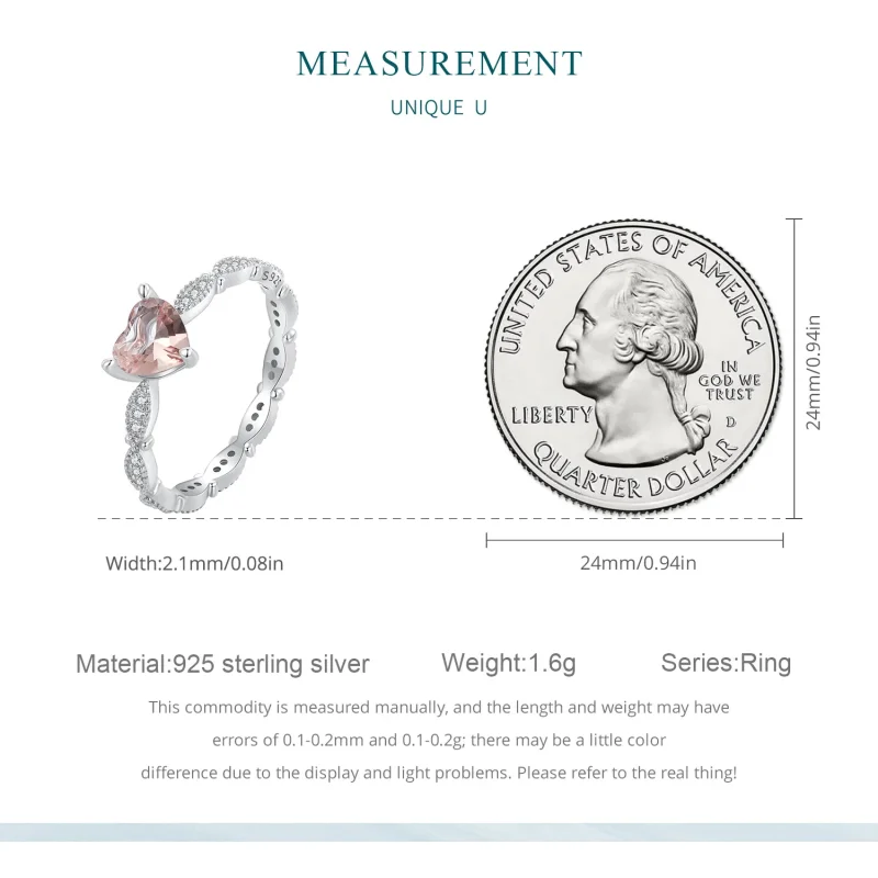 (immagine per) Anello a forma di cuore con camaleonte in stile Pandora - BSR479 - Visualizza 7