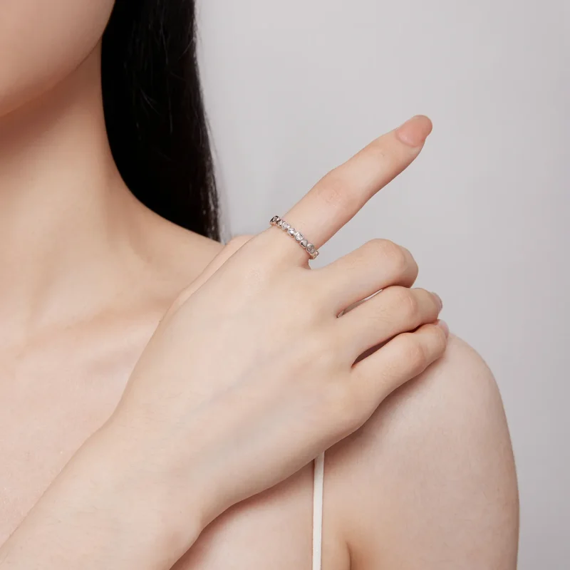 (immagine per) Anello a forma di cuore stile Pandora - BSR421 - Visualizza 5